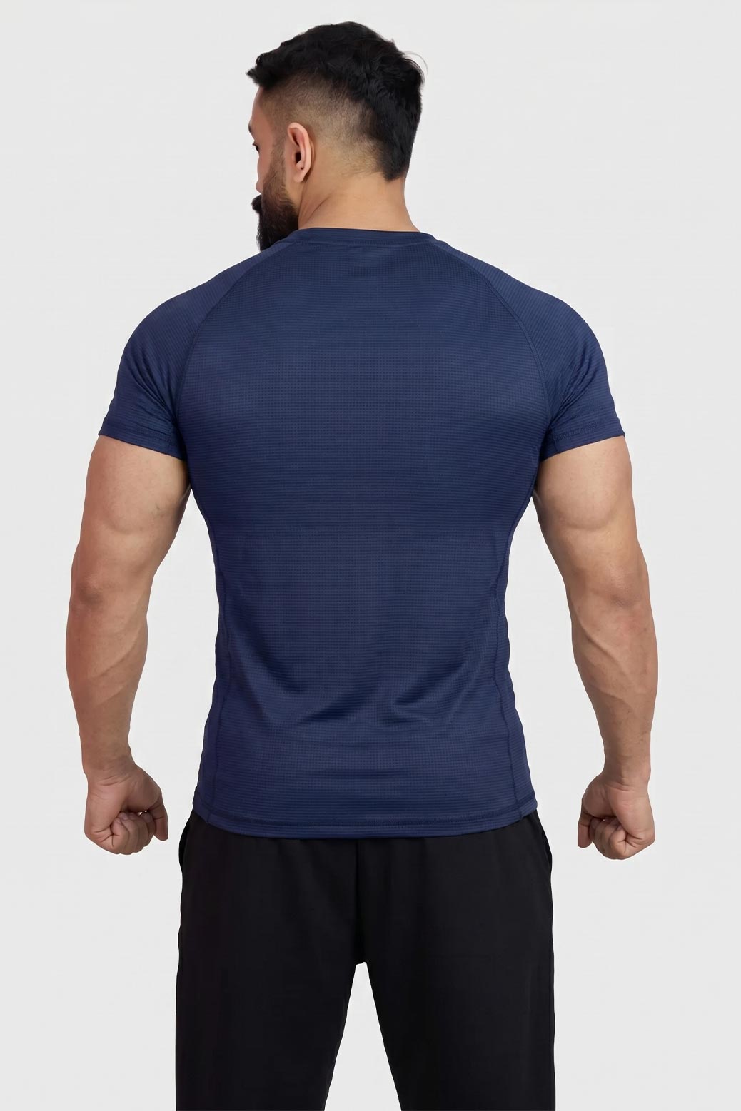 Checks T-shirt Navy