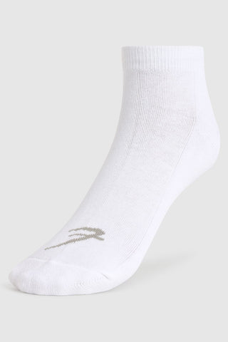 Classic Ankle Socks White/Grey