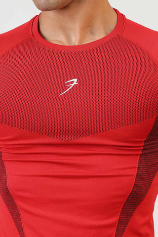 Command Seamless T-shirt Red