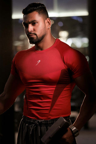 Command Seamless T-shirt Red
