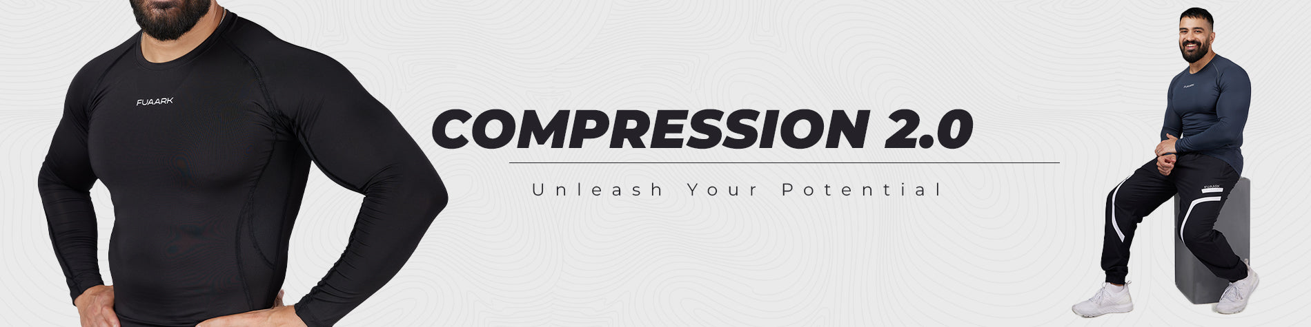 Fuaark Gym Compression Grey Tights