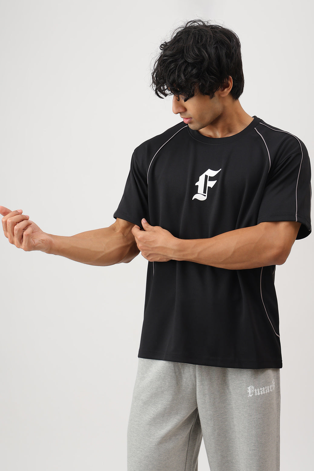 Contour Oversized T-shirt Black