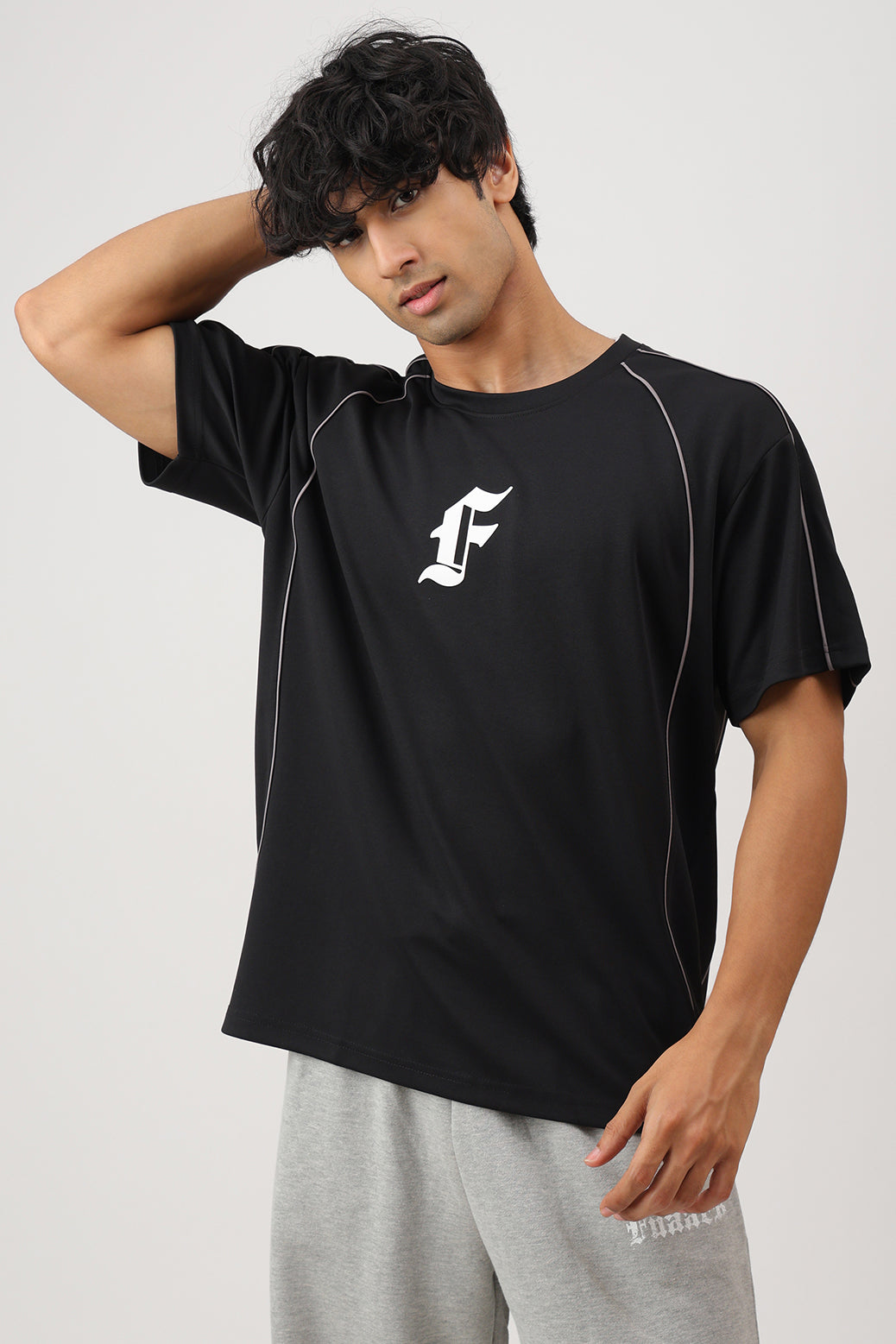 Contour Oversized T-shirt Black