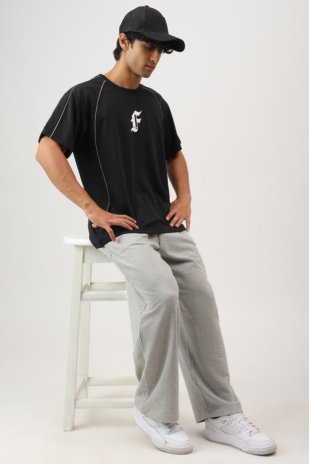 Contour Oversized T-shirt Black
