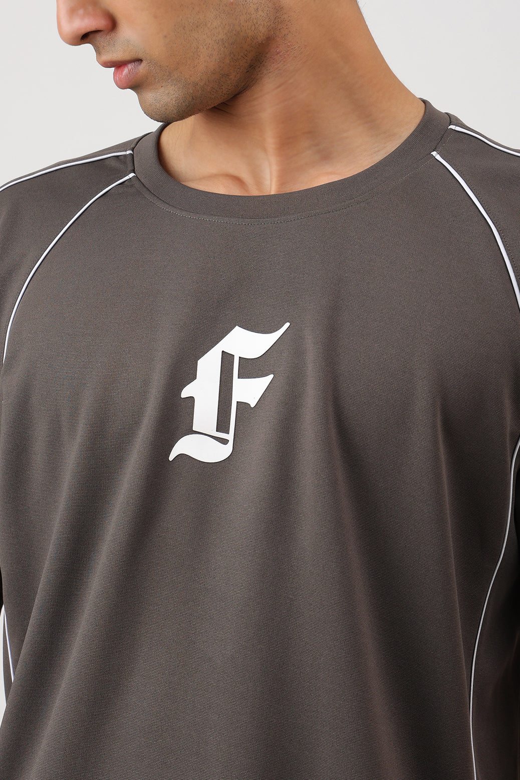 Contour Oversized T-shirt Dark Grey
