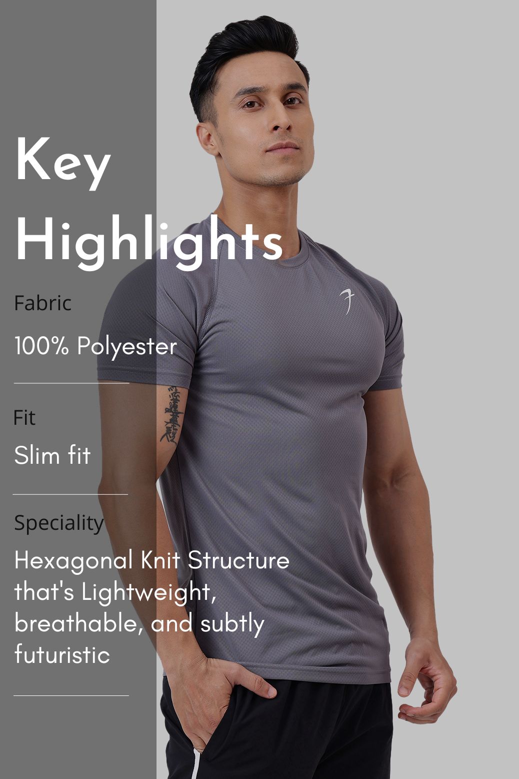 Slate T-Shirt Grey