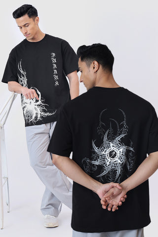 Dark Web Oversized T-shirt Black