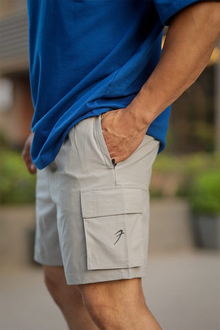 Delta Cargo Shorts Light Grey