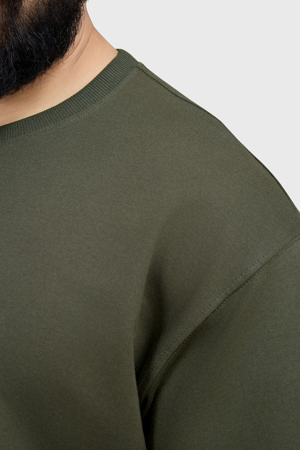 Edge Oversized T-shirt Olive