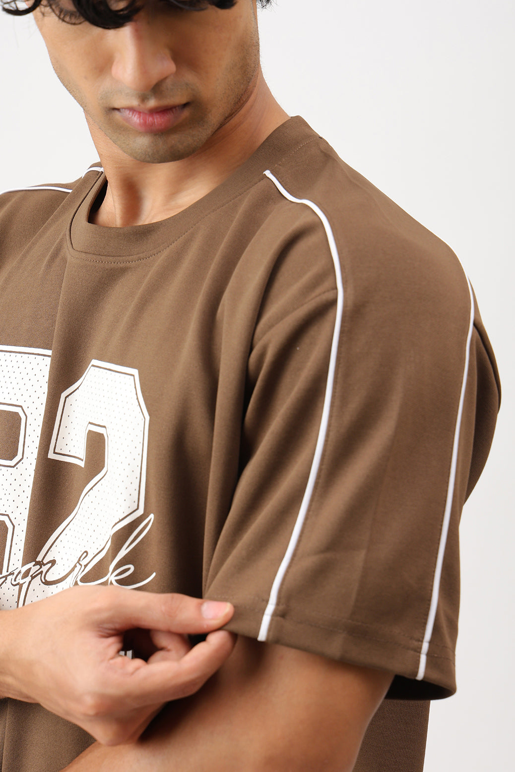 Edgeline Oversized T-shirt Brown