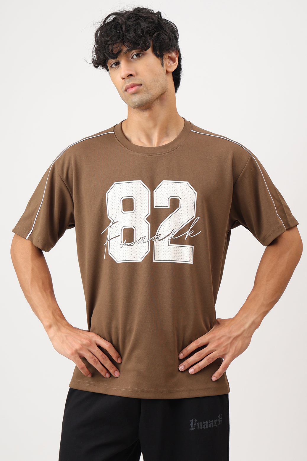 Edgeline Oversized T-shirt Brown