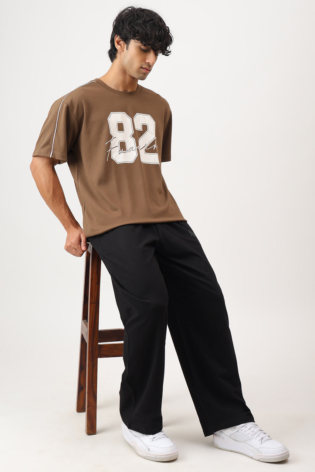 Edgeline Oversized T-shirt Brown