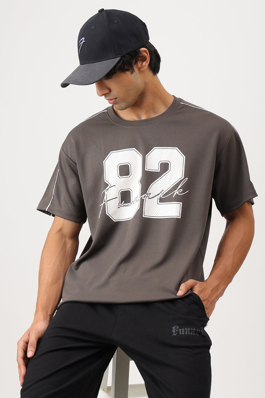 Edgeline Oversized T-shirt Dark Grey