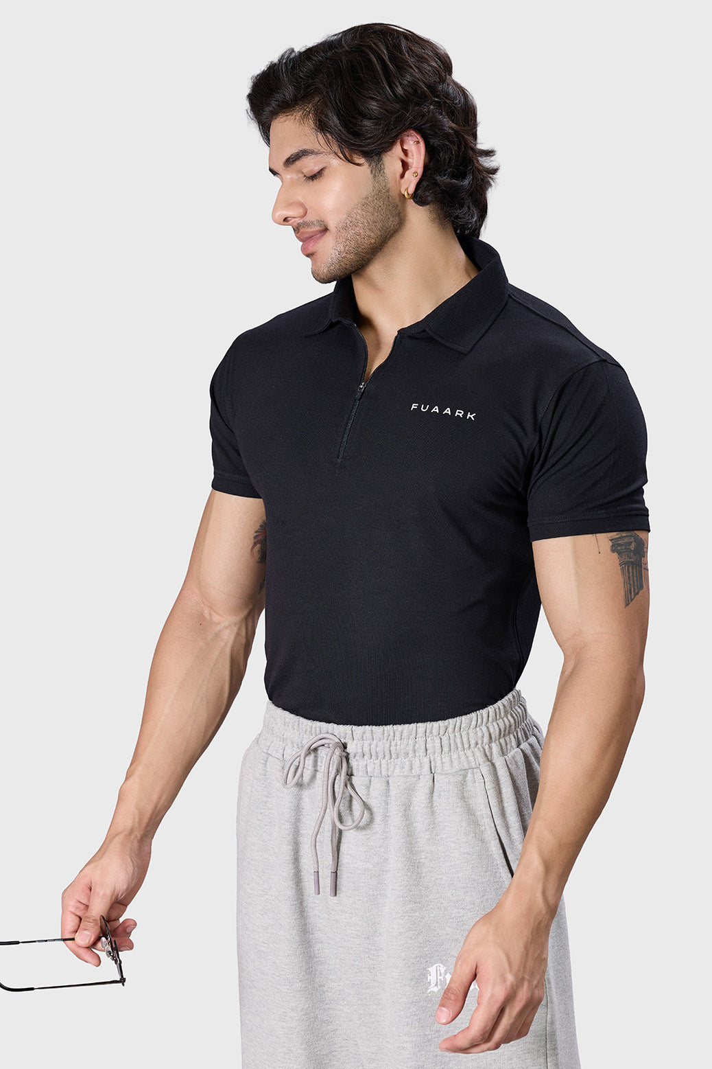Elevate Polo T-shirt Black