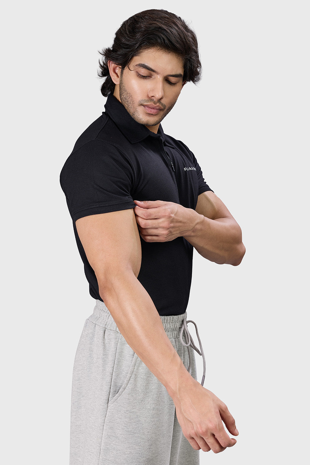 Elevate Polo T-shirt Black