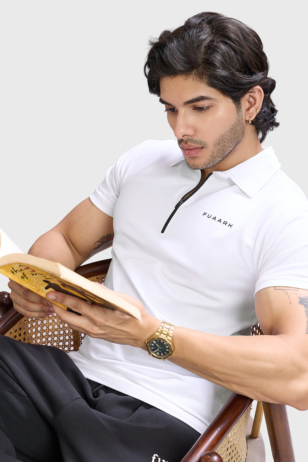 Elevate Polo T-shirt White