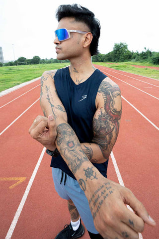 Ember Running Tank Navy