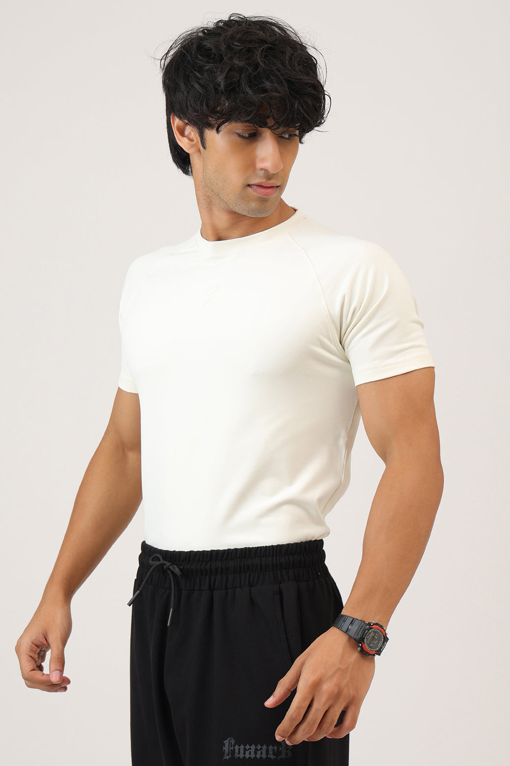 Essential Soft Slim T-shirt Cream