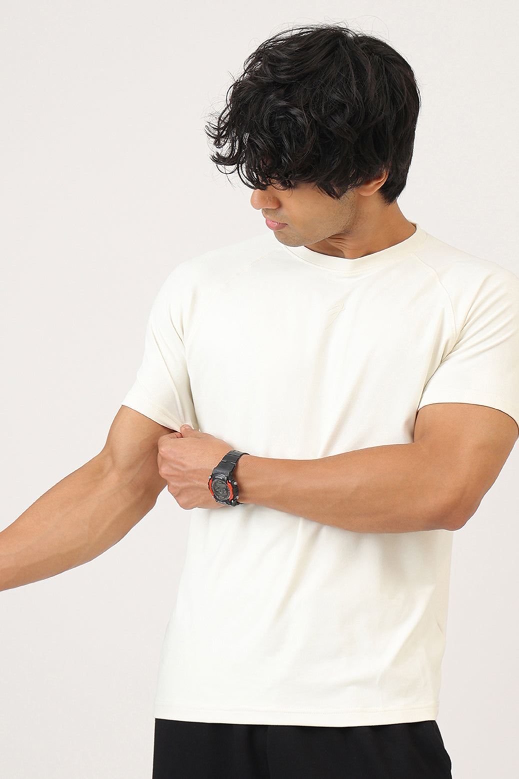 Essential Soft Slim T-shirt Cream