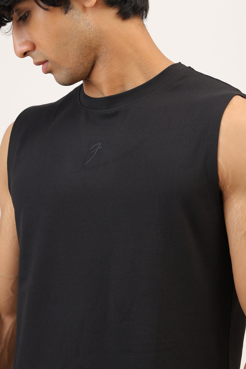Essential Soft Muscle Tank Black
