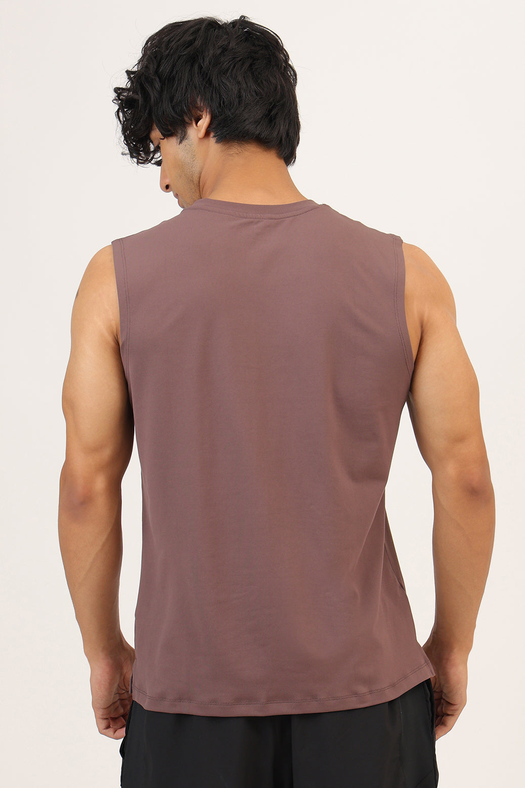 Essential Soft Muscle Tank Brown