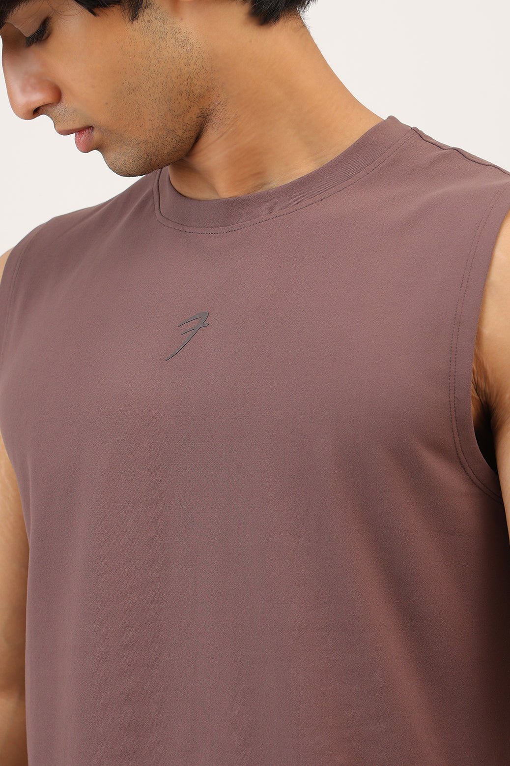 Essential Soft Muscle Tank Brown