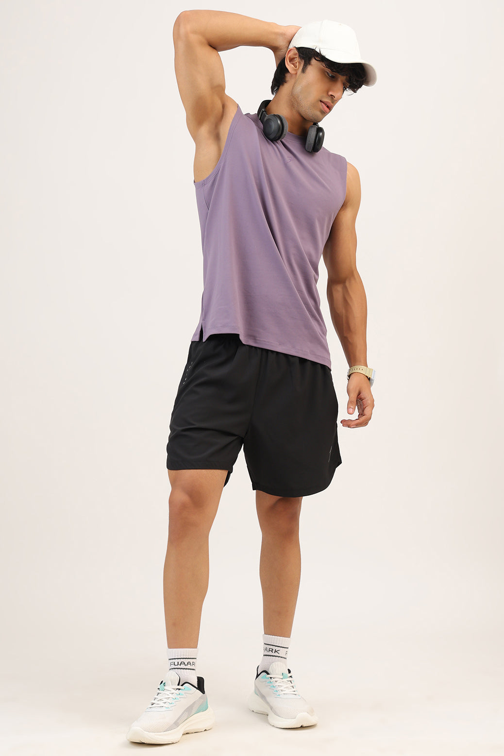 Essential Soft Muscle Tank Purple