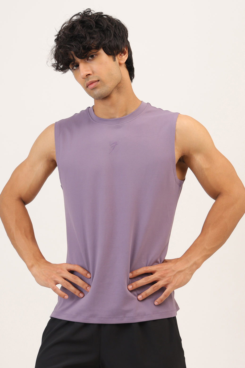 Essential Soft Muscle Tank Purple