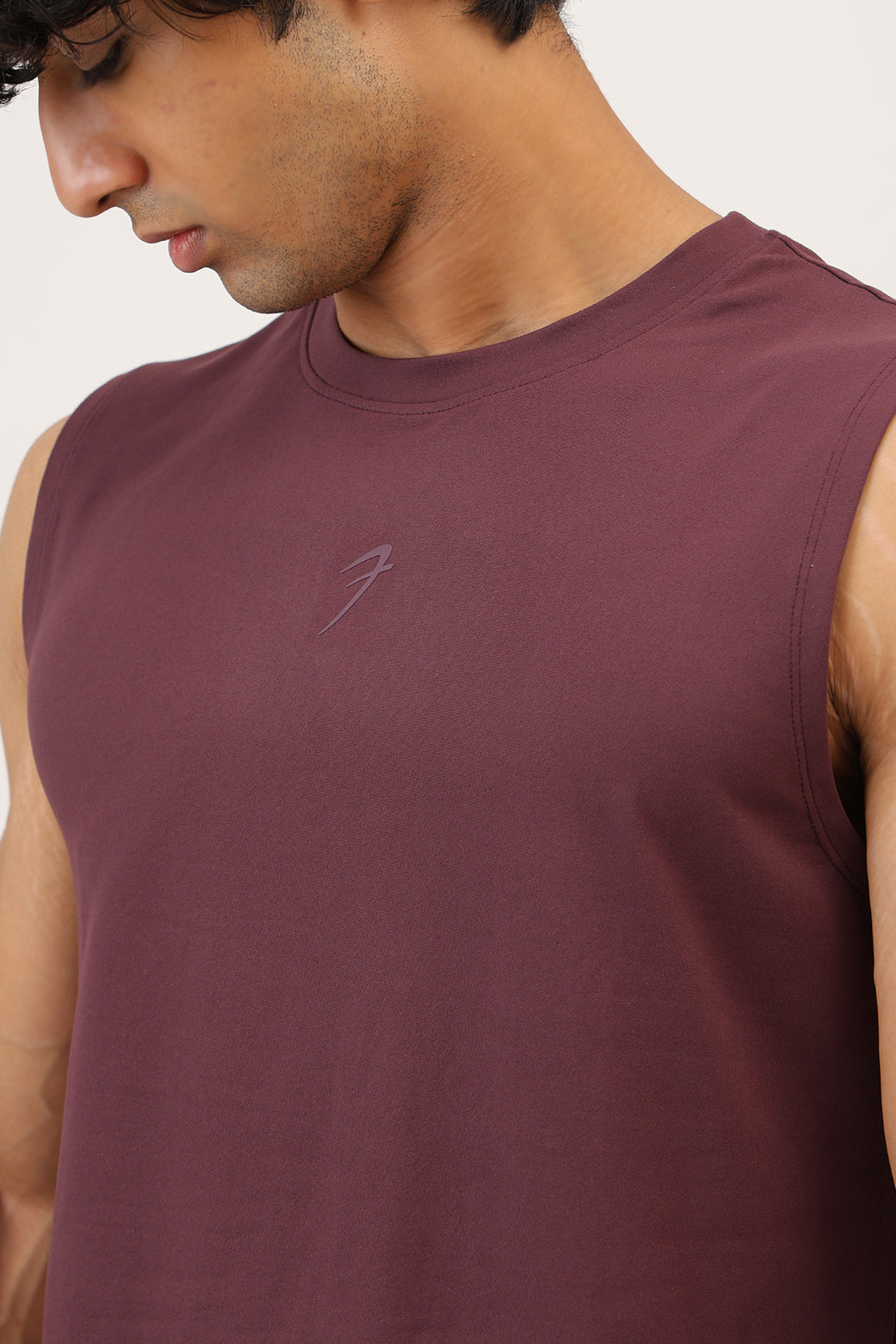 Essential Soft Muscle Tank Wine