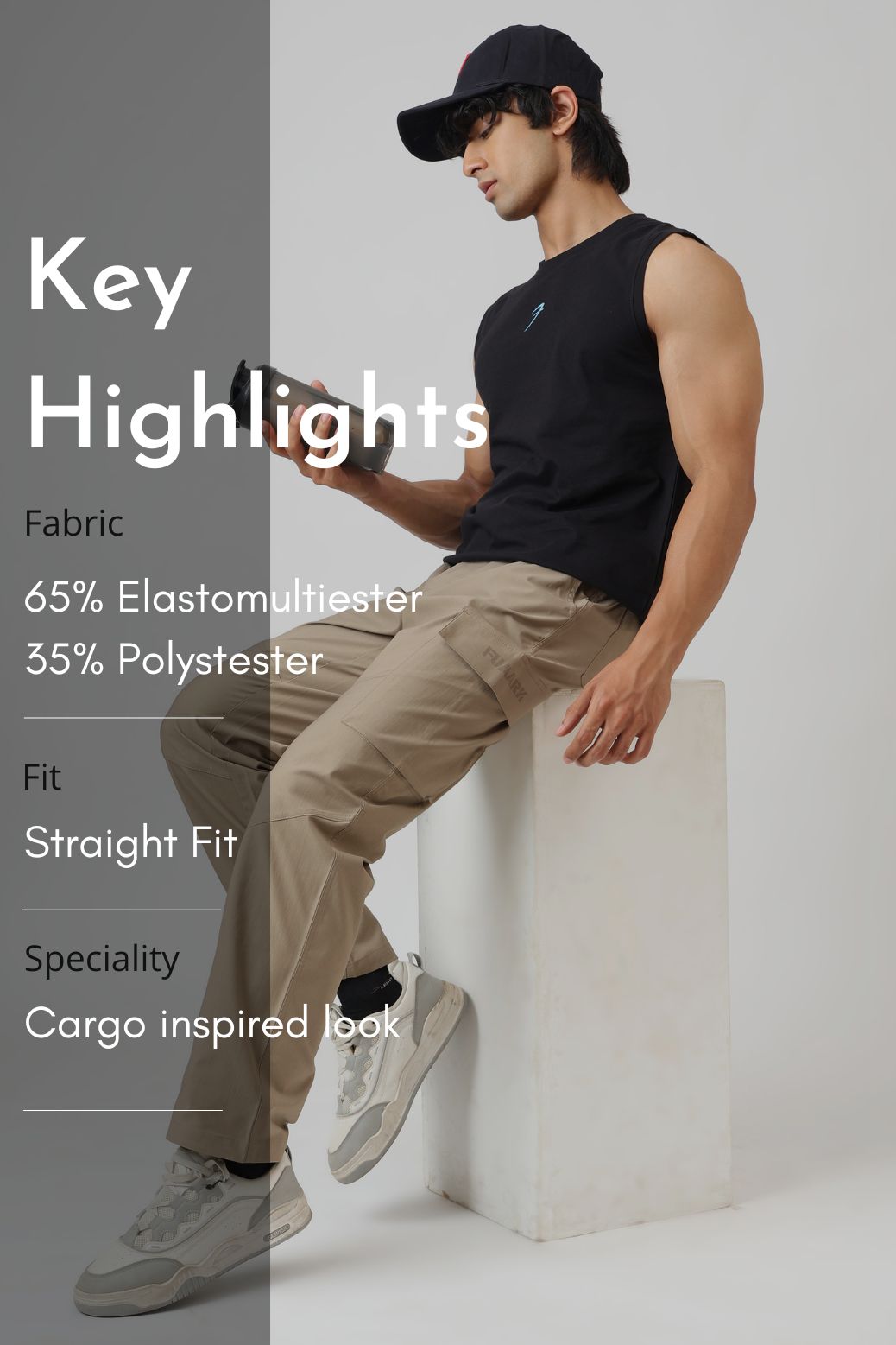 Fight Cargo Pants Khaki