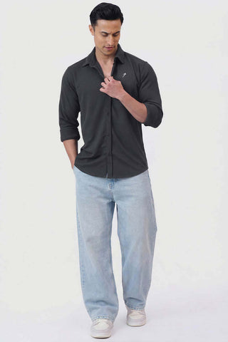 Foundation Fullsleeves Shirt Dark Grey