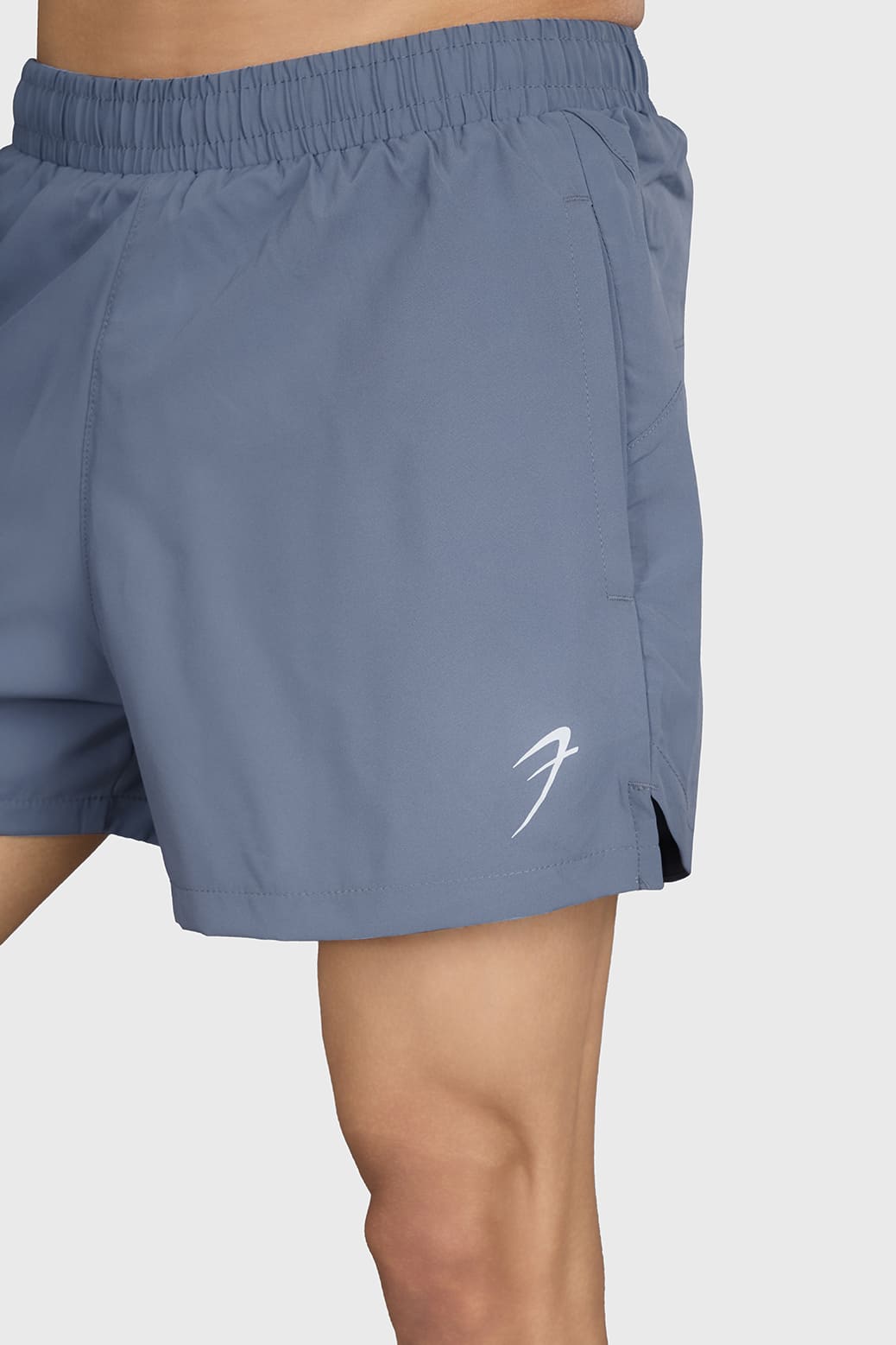 Pulse 4" Running Shorts Light Grey