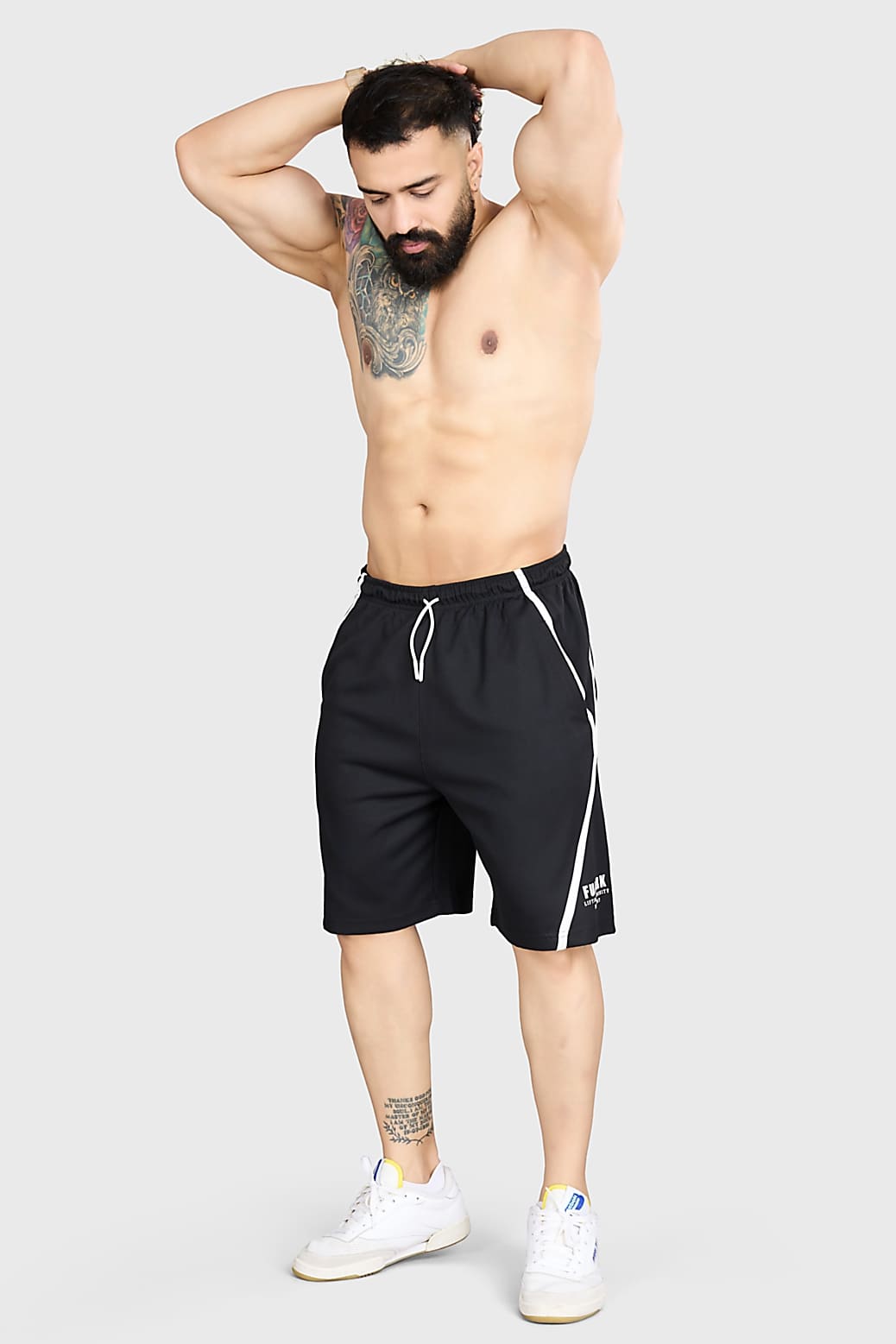 Drip Oversized Shorts Black