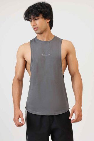 Fortis Deep Arm Tank Grey