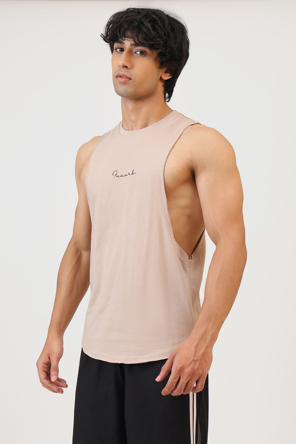 Fortis Deep Arm Tank Beige