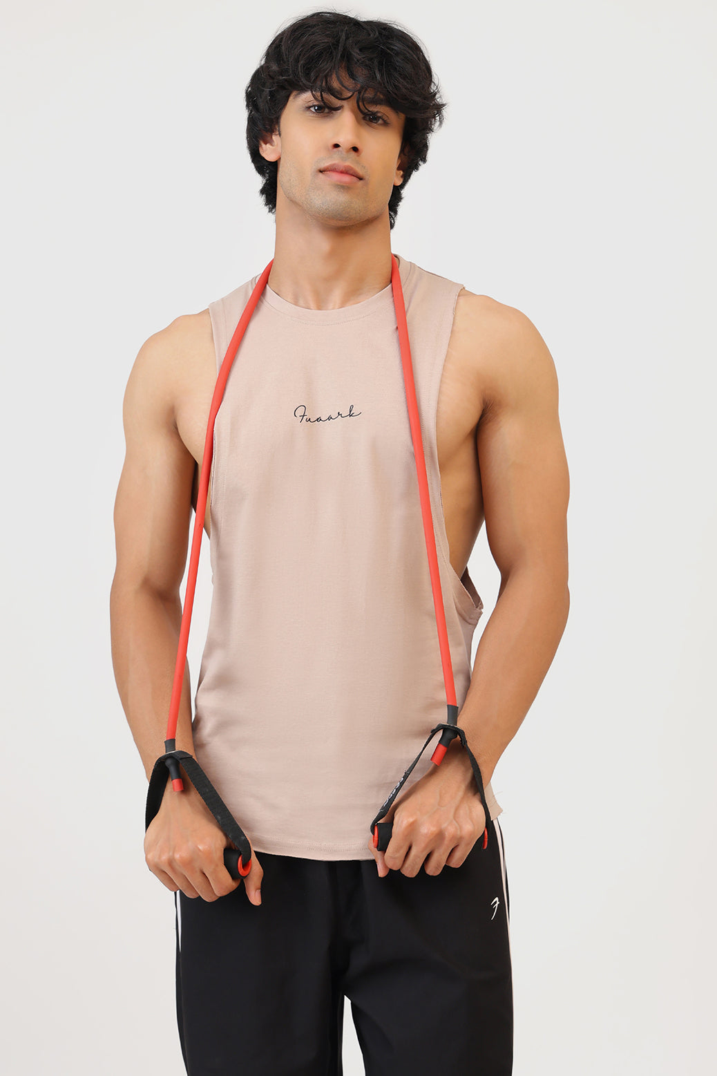 Fortis Deep Arm Tank Beige