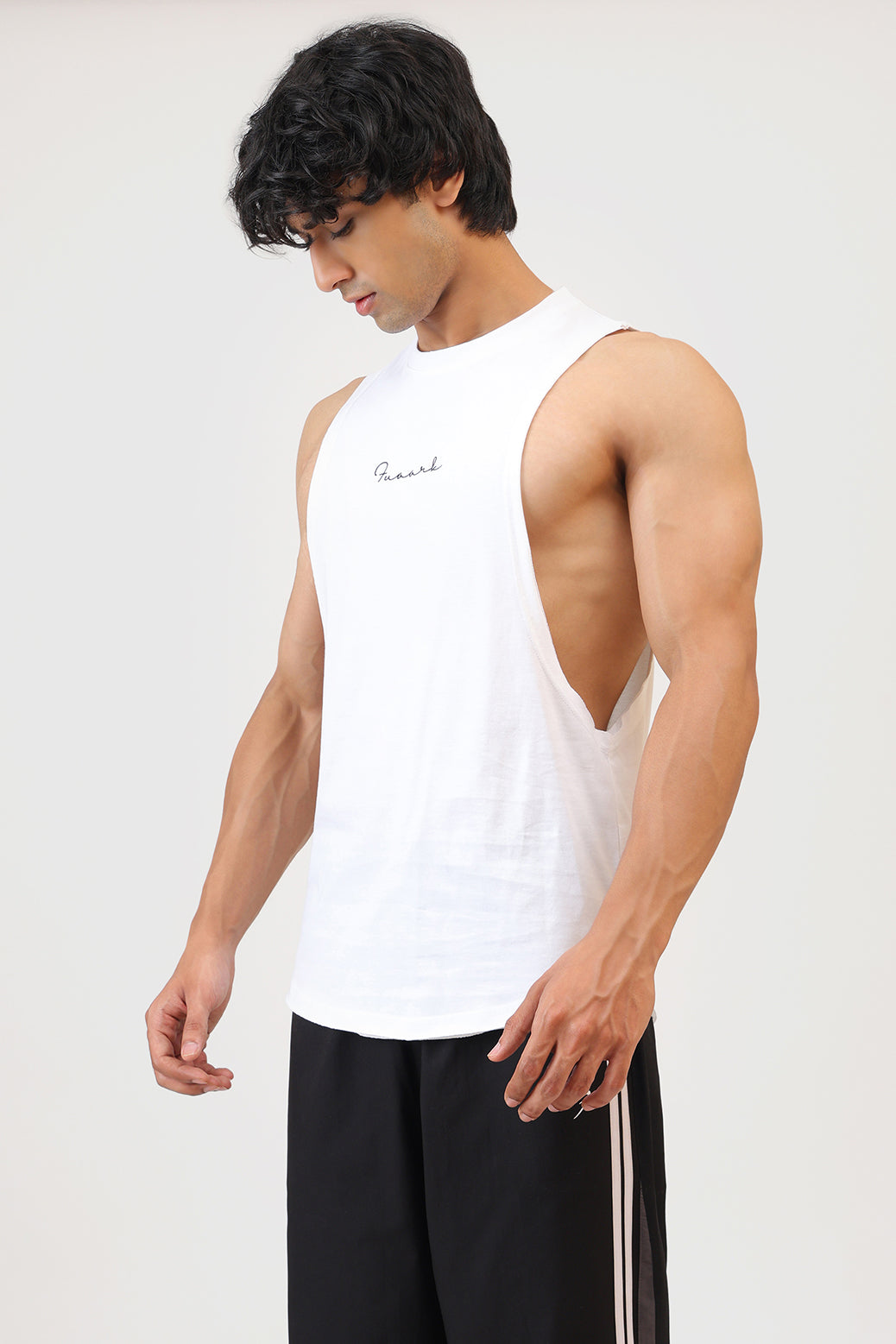 Fortis Deep Arm Tank White