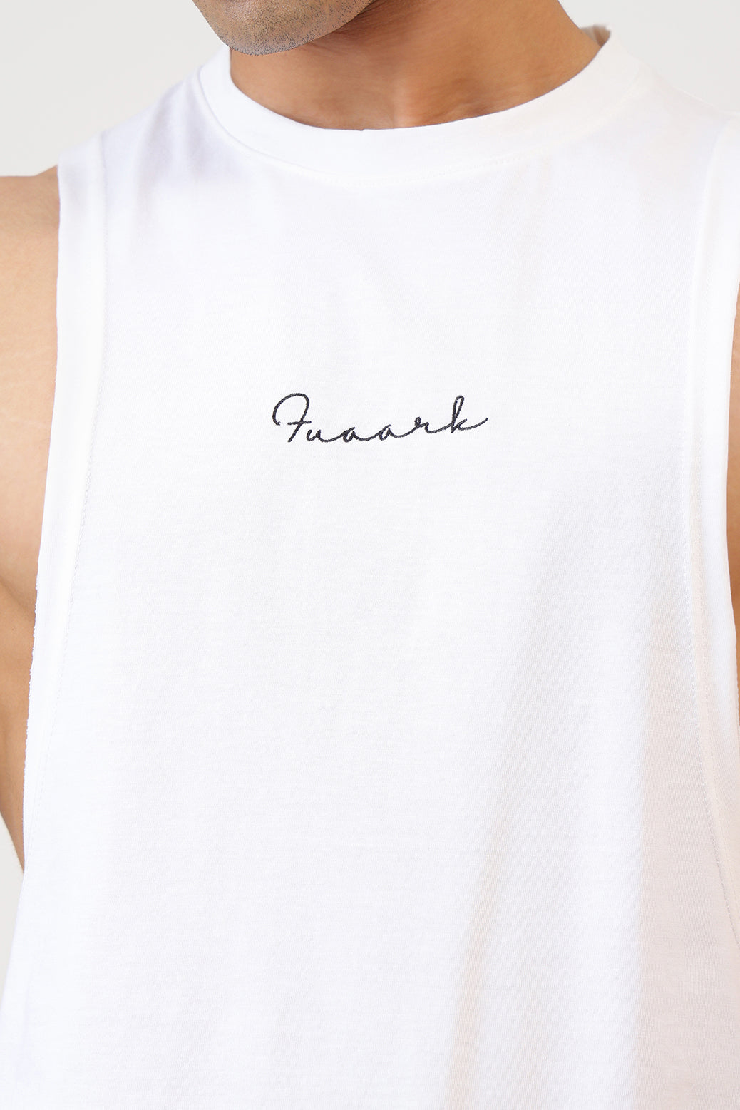 Fortis Deep Arm Tank White