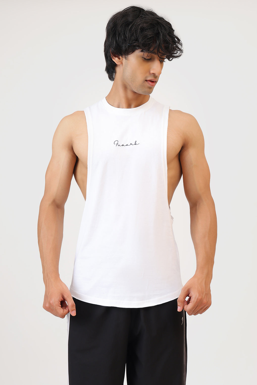 Fortis Deep Arm Tank White