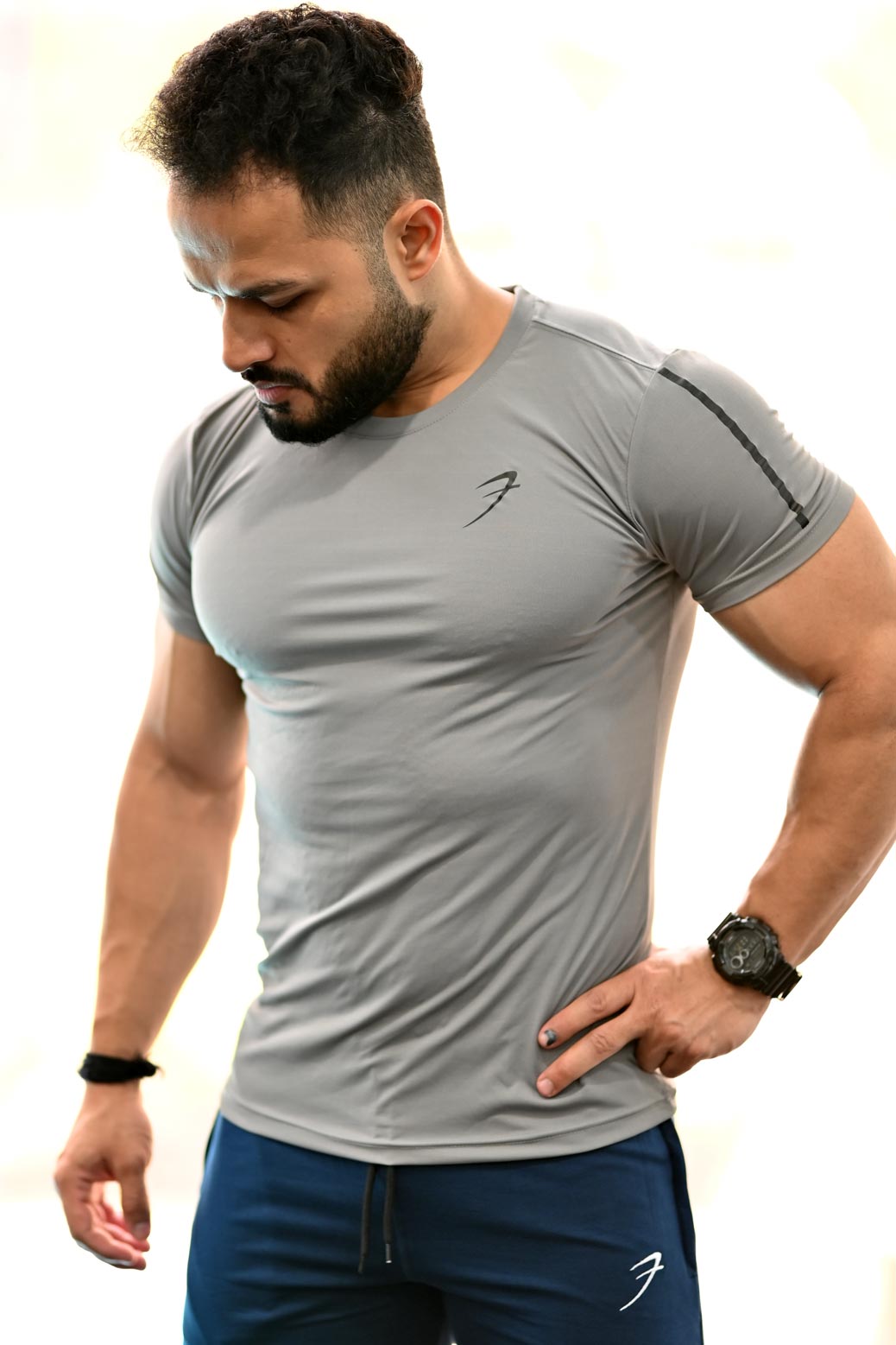 Apex T-shirt Light Grey