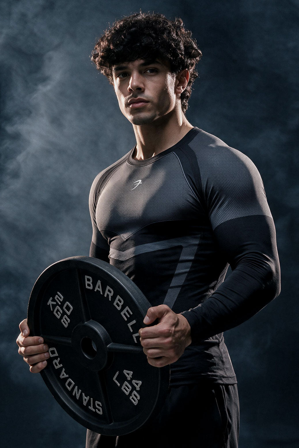 Alpha Seamless Fullsleeves T-shirt Black