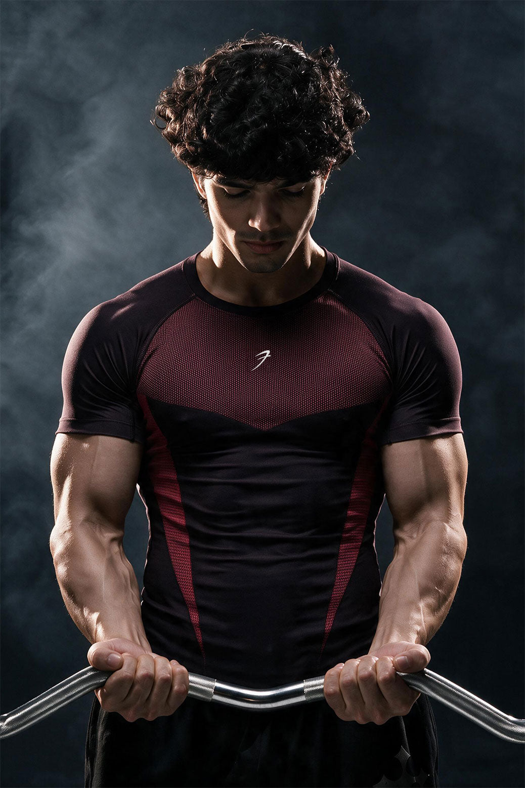 Command Seamless T-shirt Red/Black