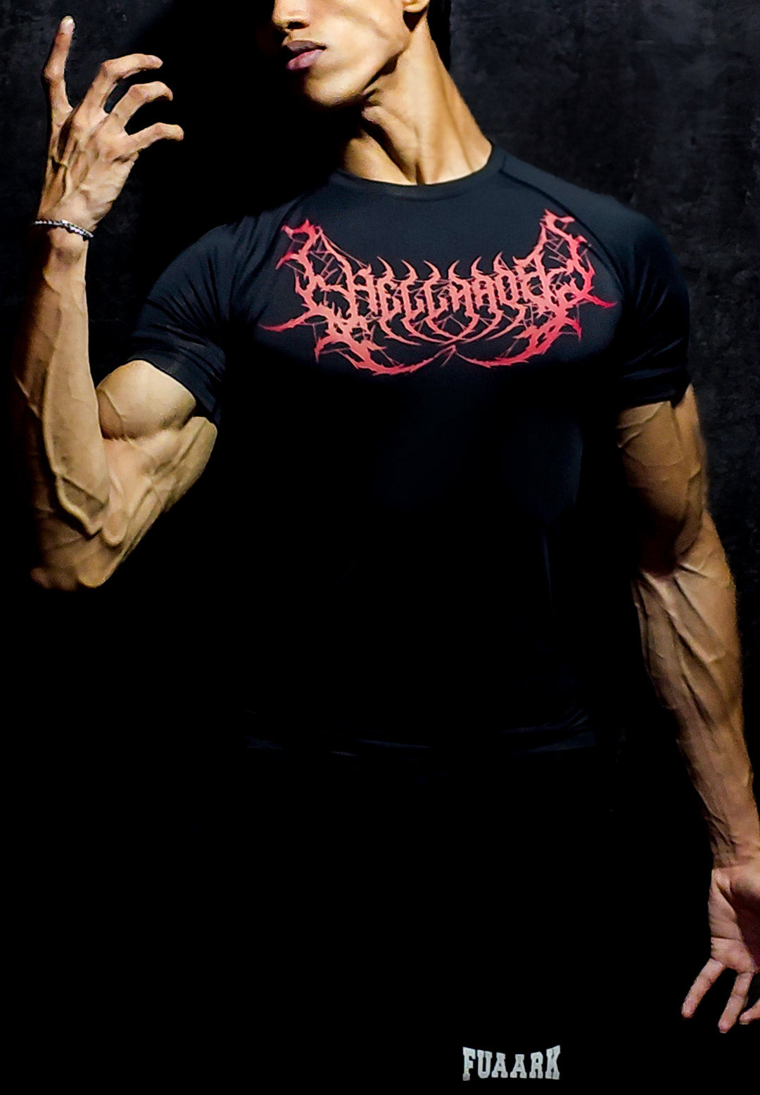 Hellborn Compression T-shirt Black/Red