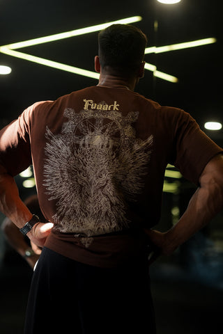 Eagle Oversized T-shirt Coffee