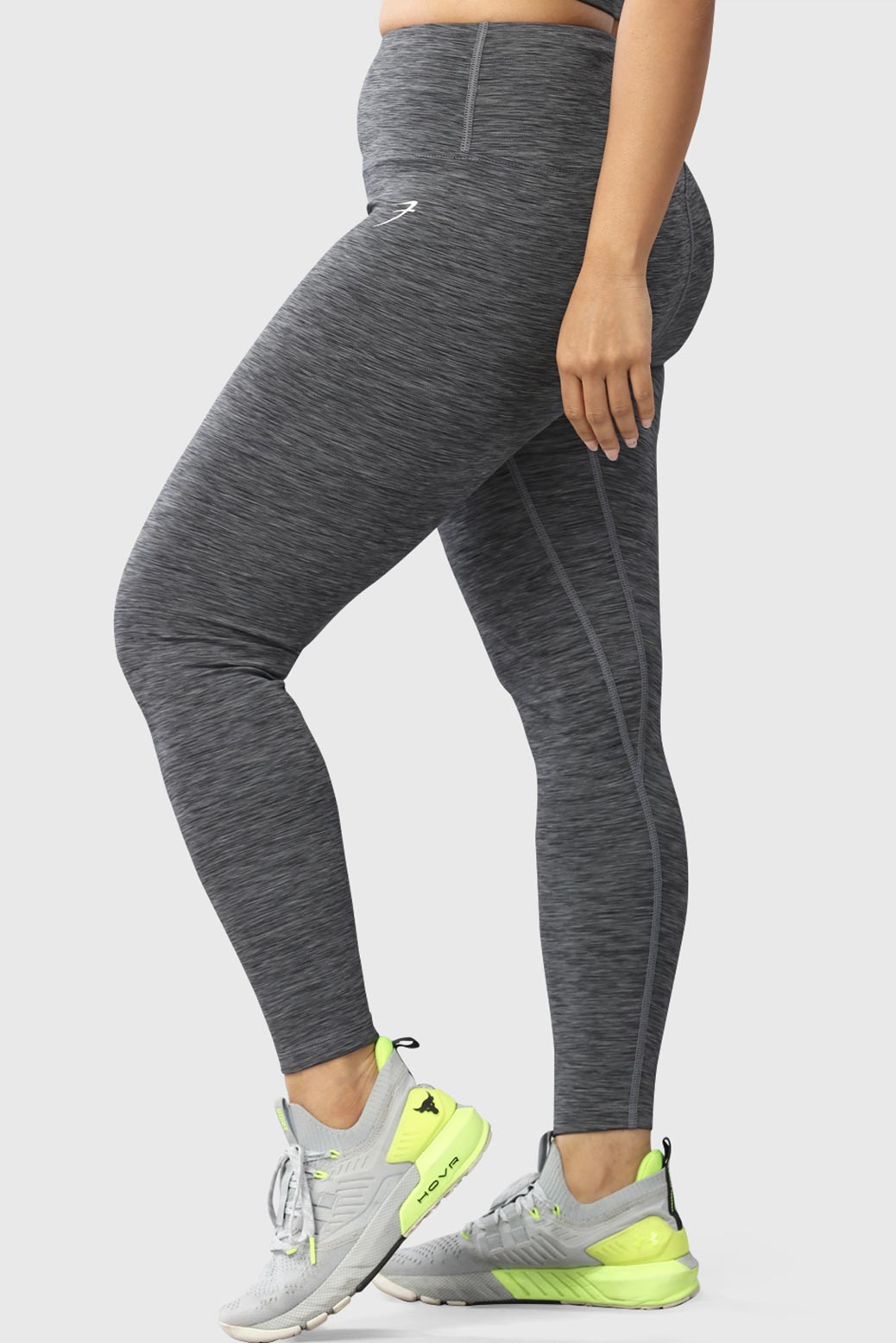 Intimuse Women's Sports Leggings tight, Grey (grau melange), 36  (Manufacturer size: Small) : : Fashion