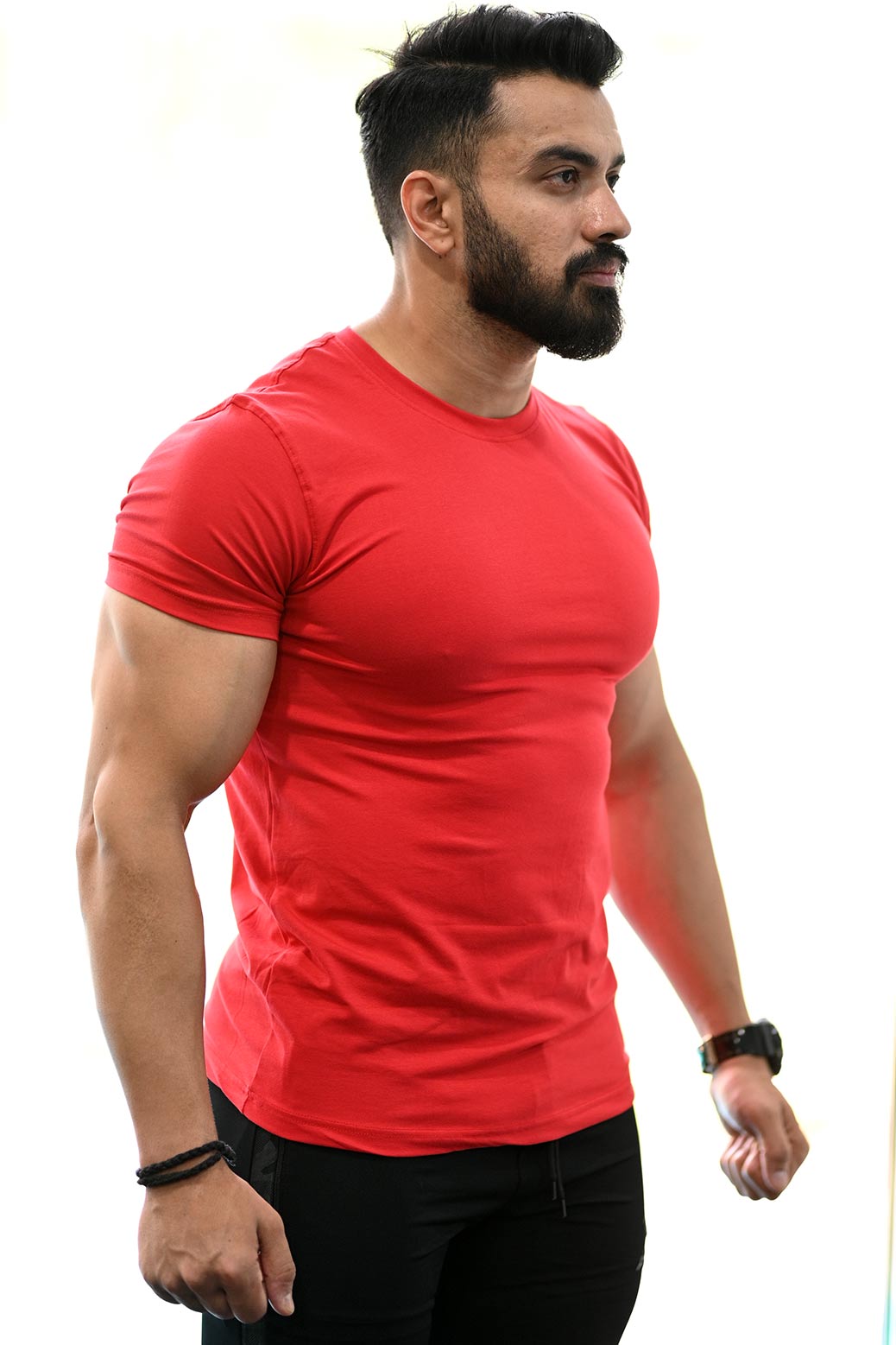 Flex Cotton Tshirt Red