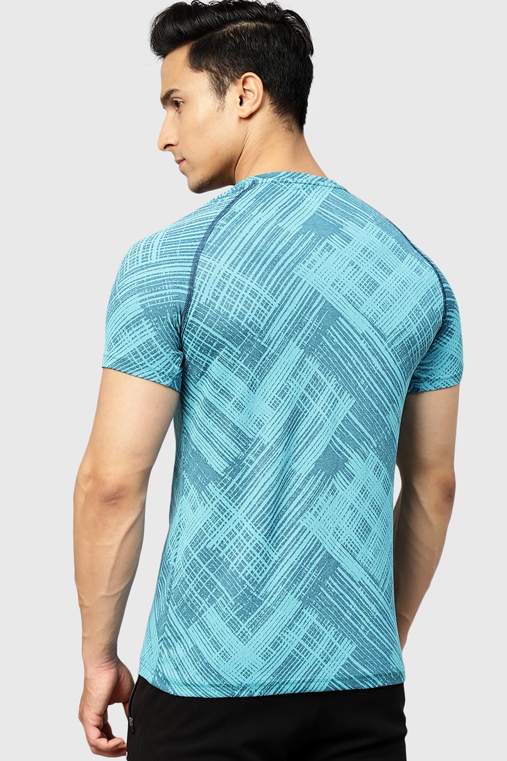 Ozone Jacquard T-shirt Teal