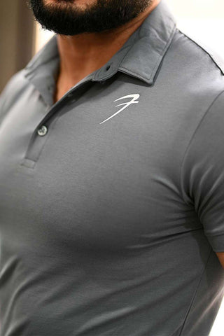 Polo T-shirt Grey
