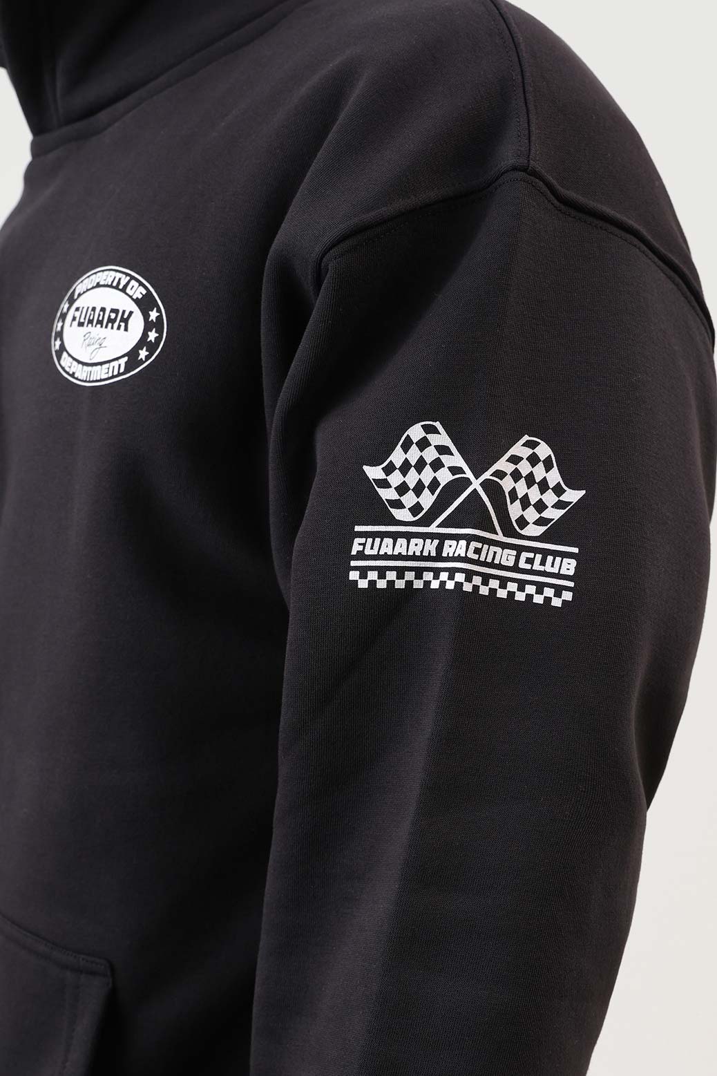 Fuaark Racing Club Oversized Hoodie Black