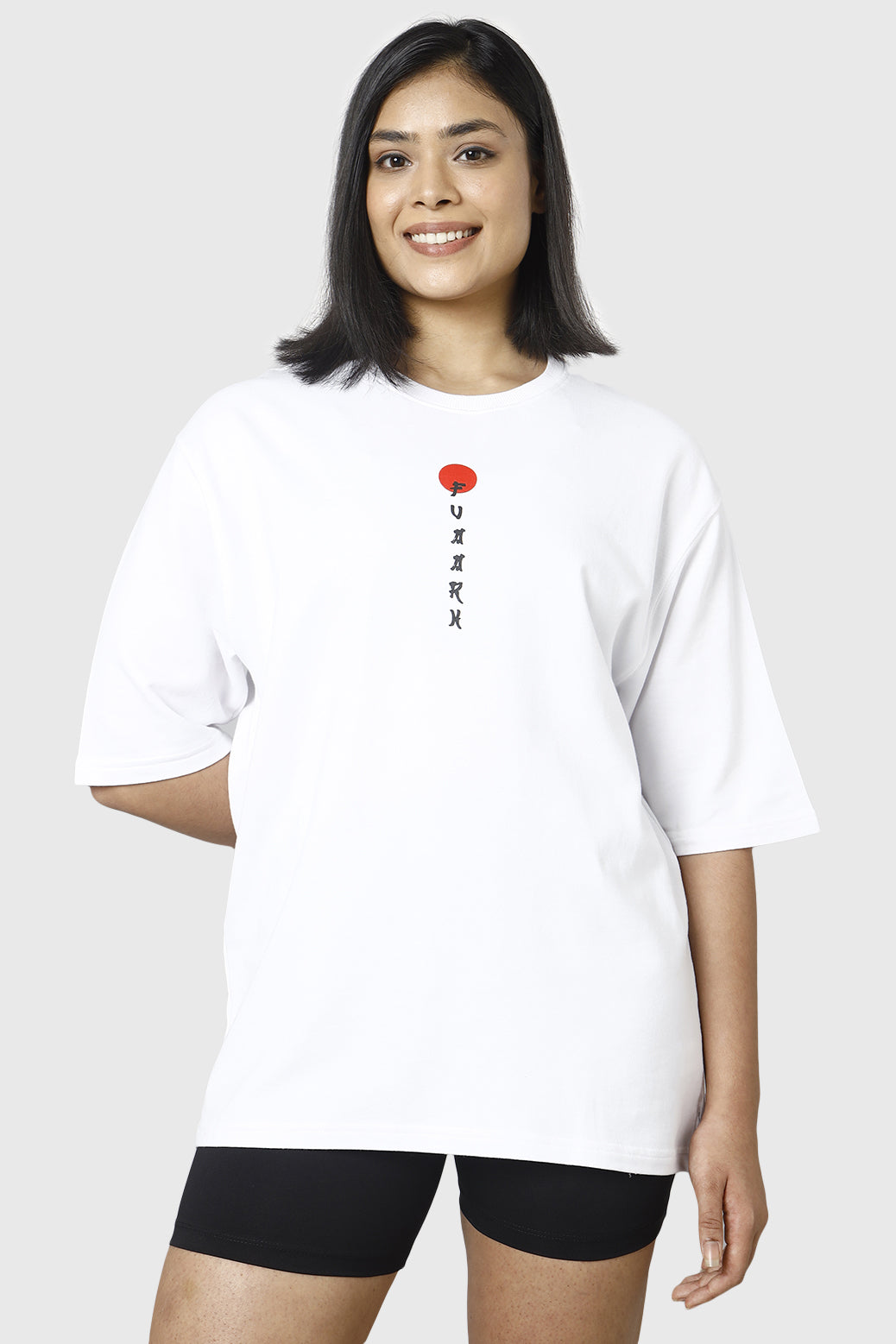 Anime Oversized Tshirt Baki White